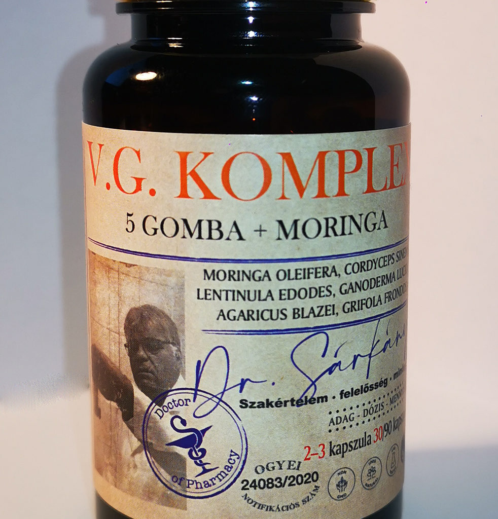 5 gyógygomba Komplex + Moringa